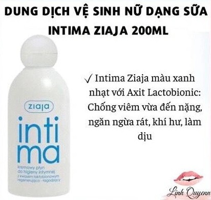 DUNG DỊCH VỆ SINH PHỤ NỮ INTIMA ZIAJA 200ML