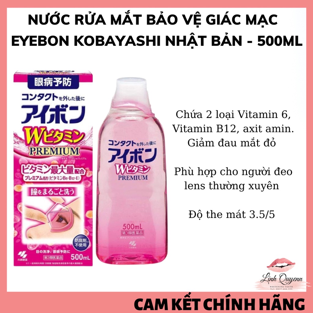 Nước Rửa Mắt Eyebon Kobayashi Nhật Bản 500ML