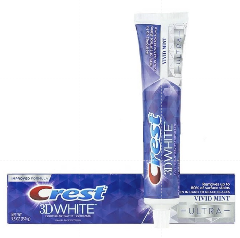 Kem đánh răng Crest 3D White Của Mỹ Làm Trắng Răng Tại Nhà Tẩy Trắng Răng Cấp Tốc