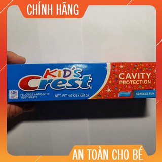 Kem Đánh Răng trẻ em Crest Kids Cavity Protection (130g) - Kem Đánh Răng Cho Bé Hương Trái Cây
