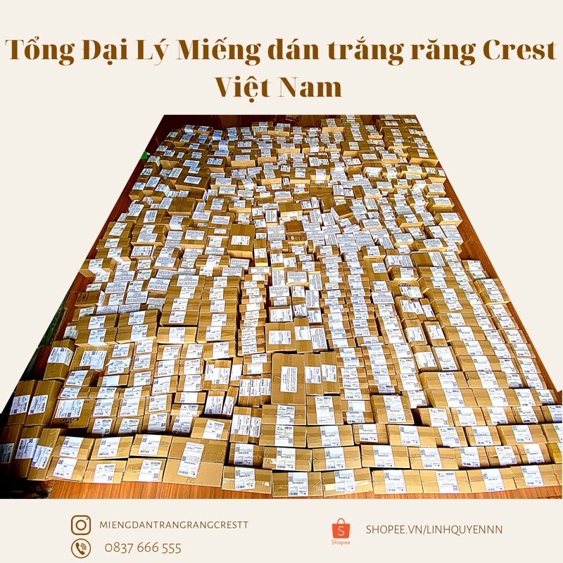 Miếng Dán Trắng Răng Crest 3D White Professional Effects Của Mỹ - Làm Trắng Răng Tại Nhà Tẩy Trắng Răng Cấp Tốc Combo 7 gói