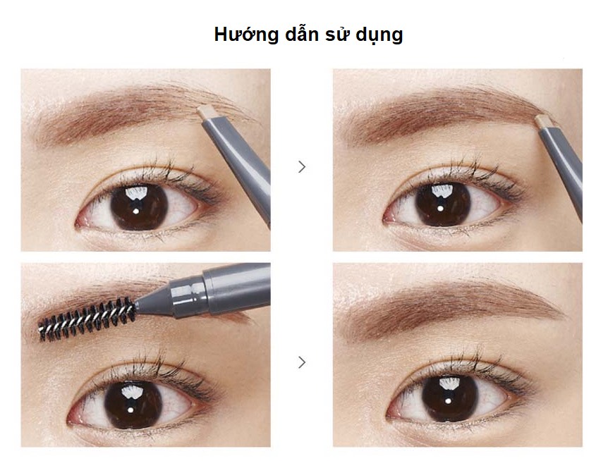 Chì Kẻ Mày The Face Shop Designing Eyebrow Pencil 3g