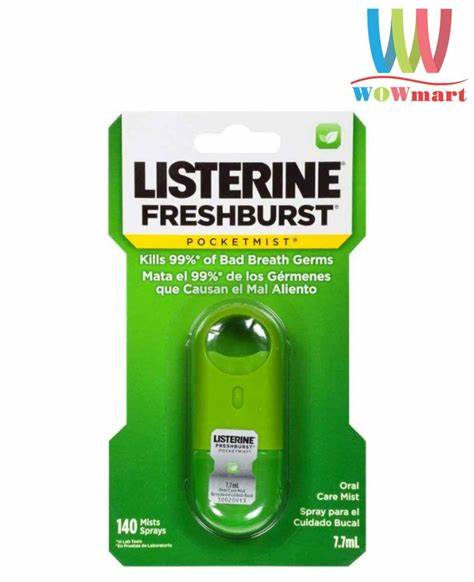 XỊT THƠM MIỆNG LISTERINE 7.7ML