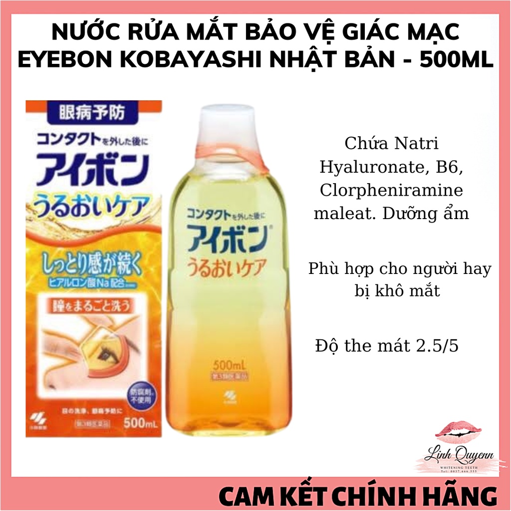 Nước Rửa Mắt Eyebon Kobayashi Nhật Bản 500ML