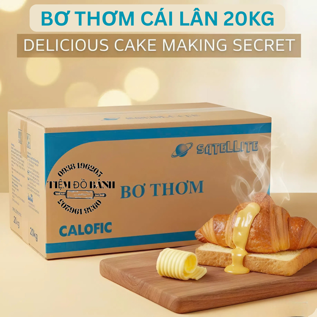 Bơ Thơm Margarine Cái Lân Calofic Thùng 20kg