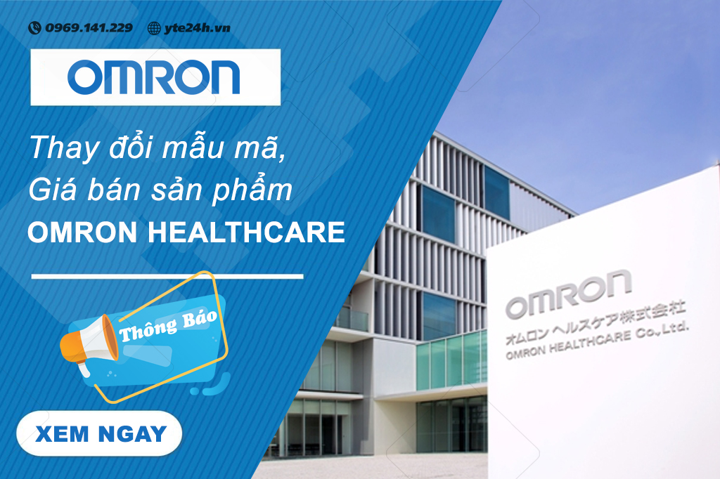 📢 THÔNG BÁO THAY ĐỔI SẢN PHẨM & BẢNG GIÁ MỚI OMRON HEALTHCARE 2026