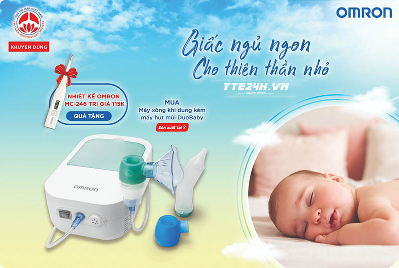 Chương trình khuyến mại máy xông khí dung OMRON - DUOBABY