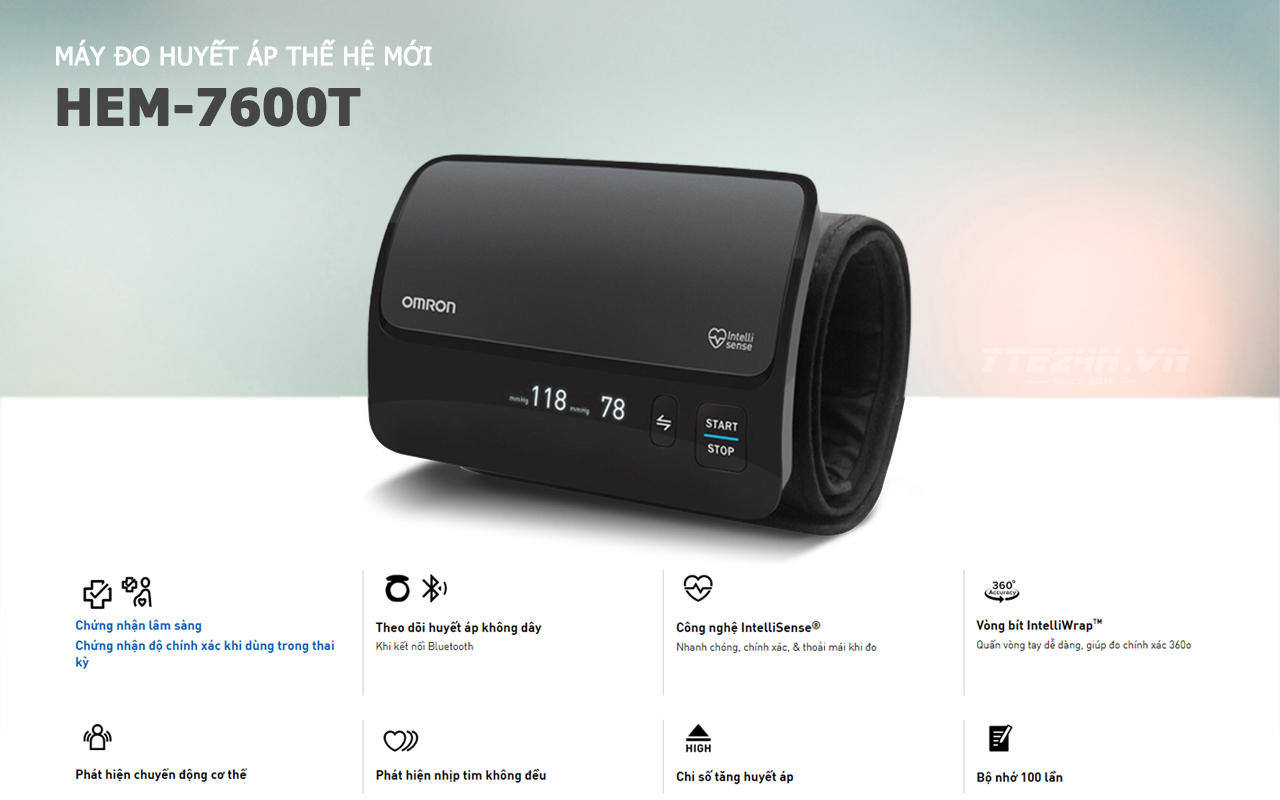 Máy đo huyết áp Omron HEM-7600T