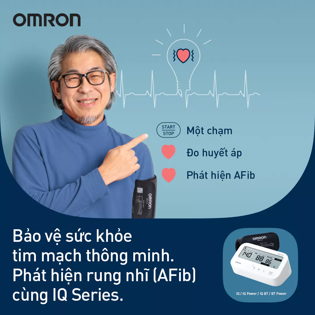 Máy đo huyết áp Omron IQ Series mới
