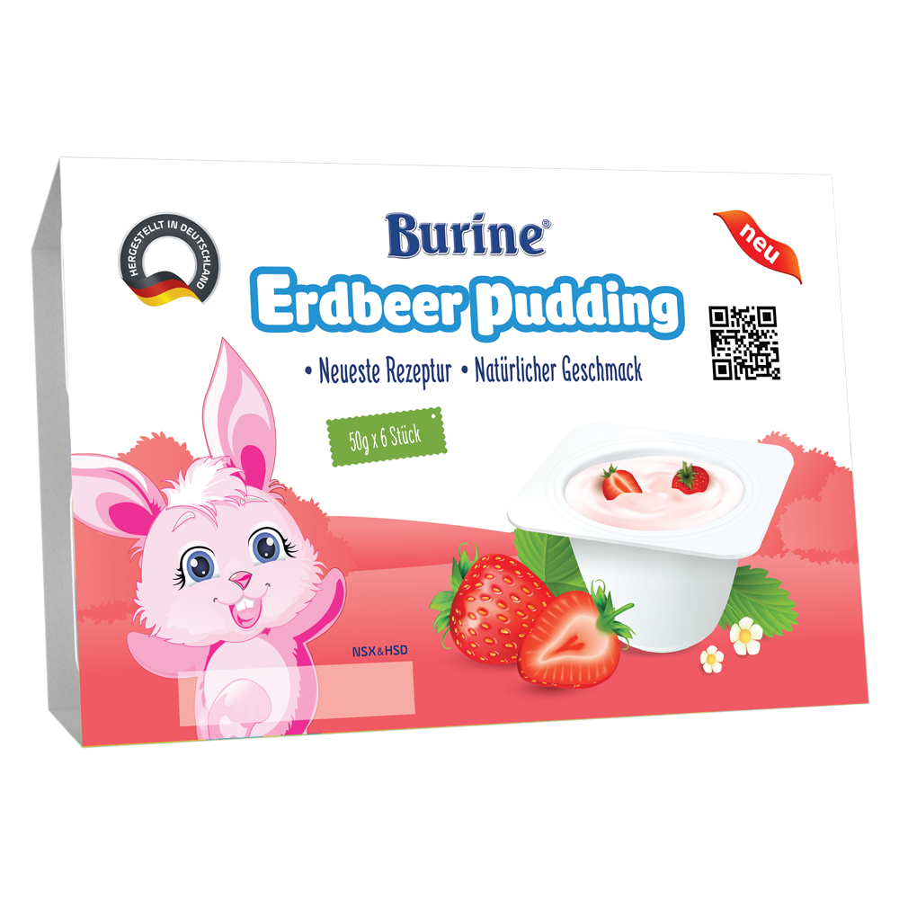 Burine Pudding Dâu 50g
