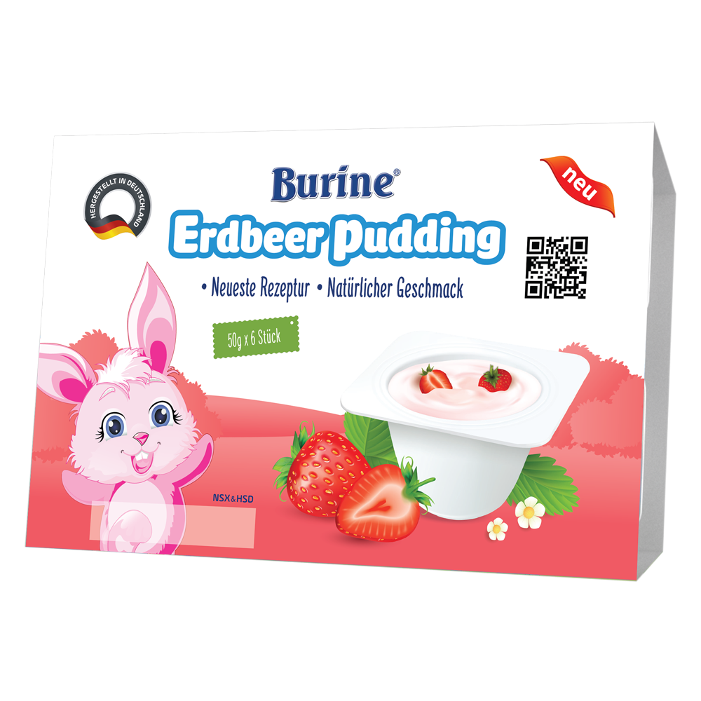 Burine Pudding Dâu 50g