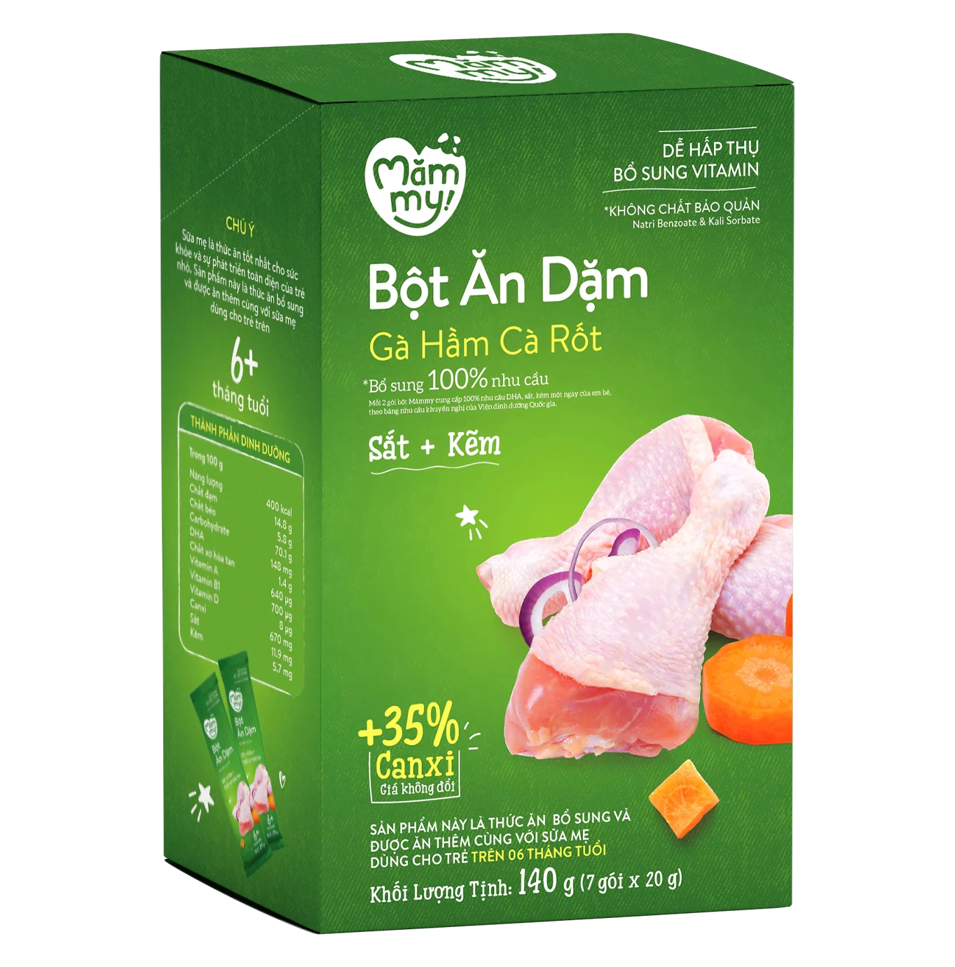 Bột ăn dặm Mămmy 140g