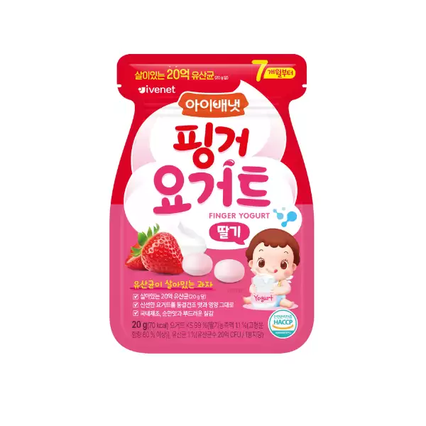 Ivenet sữa chua sấy vị dâu tây cho trẻ từ 7 tháng