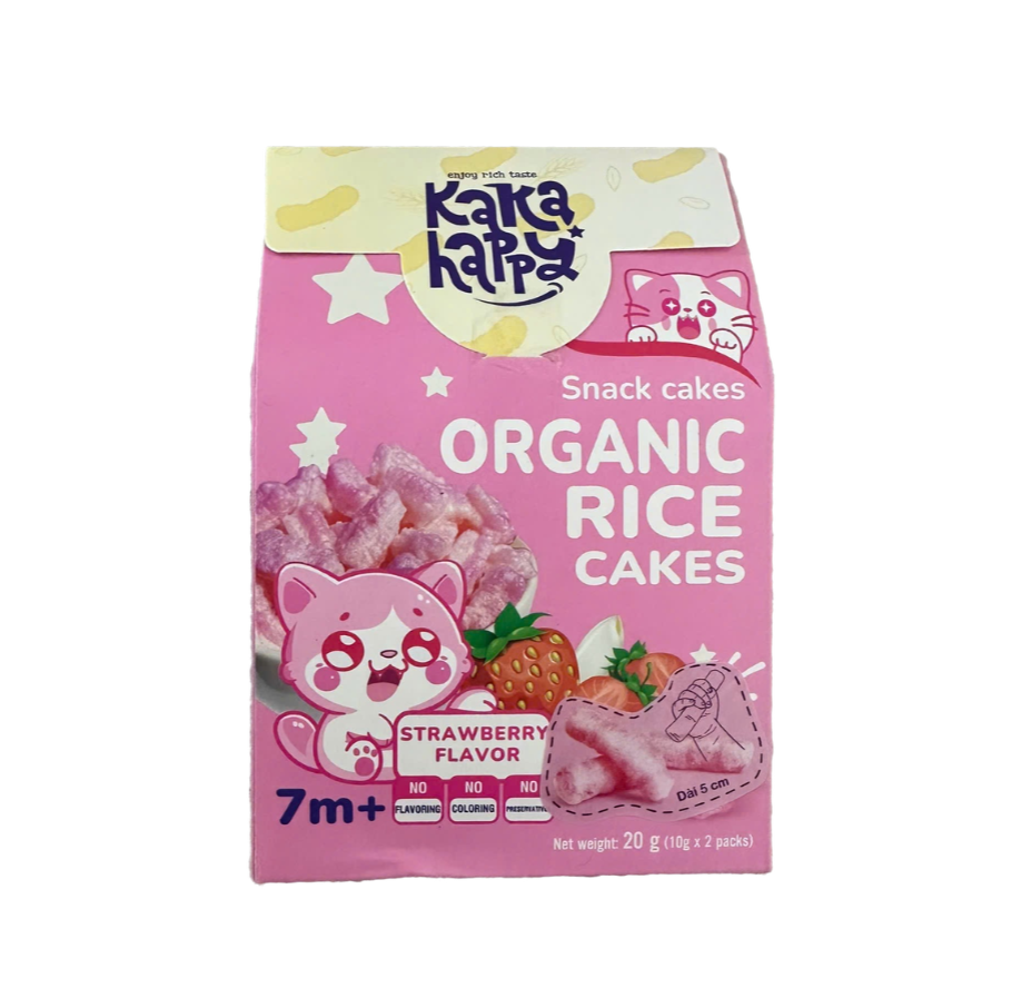 Bánh gạo Hữu cơ Happy Kaka 20g