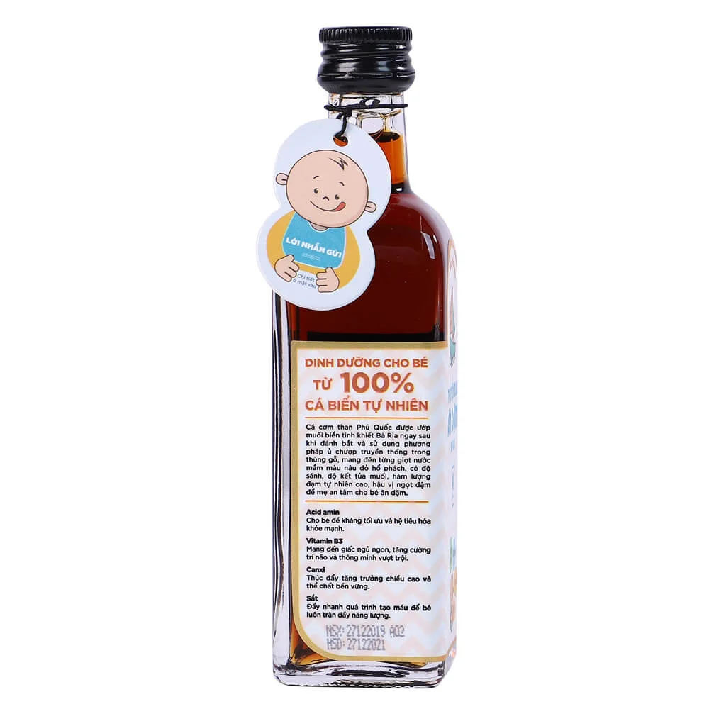 Nước mắm nhĩ thuyền xưa cho con 41 độ đạm 65ml