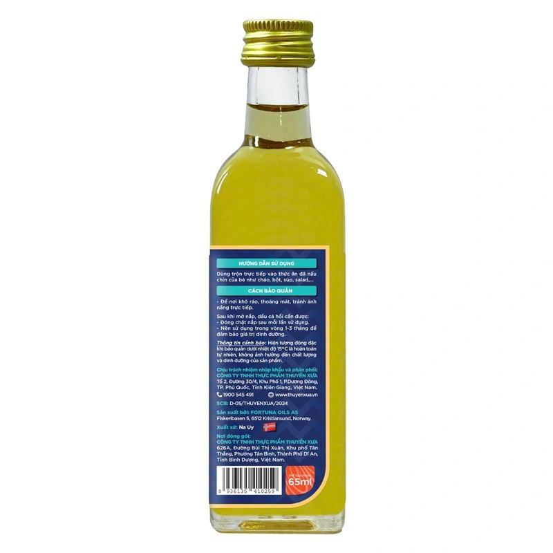 Thuyền Xưa dầu cá hồi 65ml