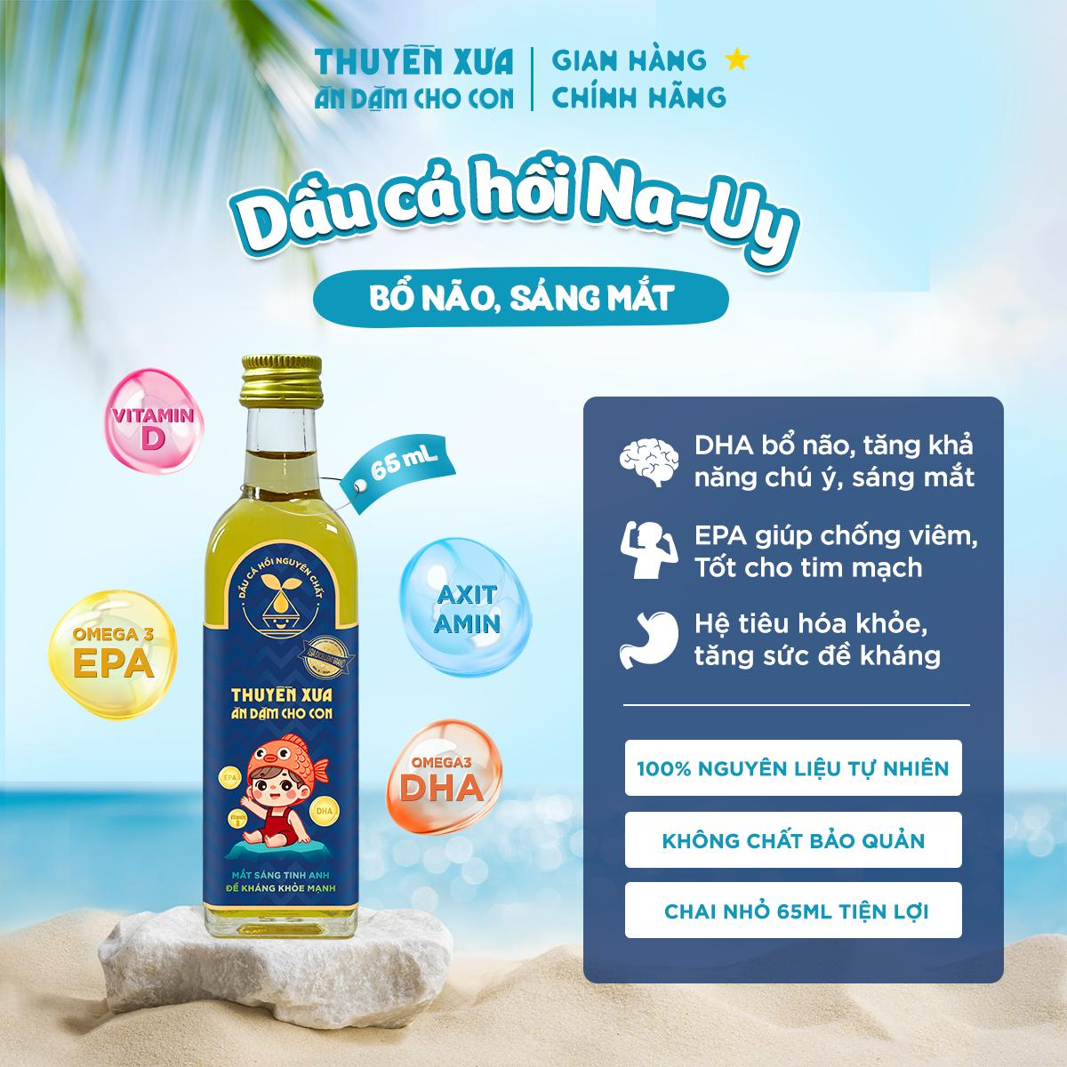 Thuyền Xưa dầu cá hồi 65ml