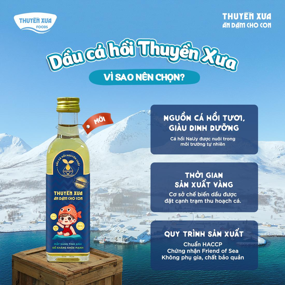 Thuyền Xưa dầu cá hồi 65ml