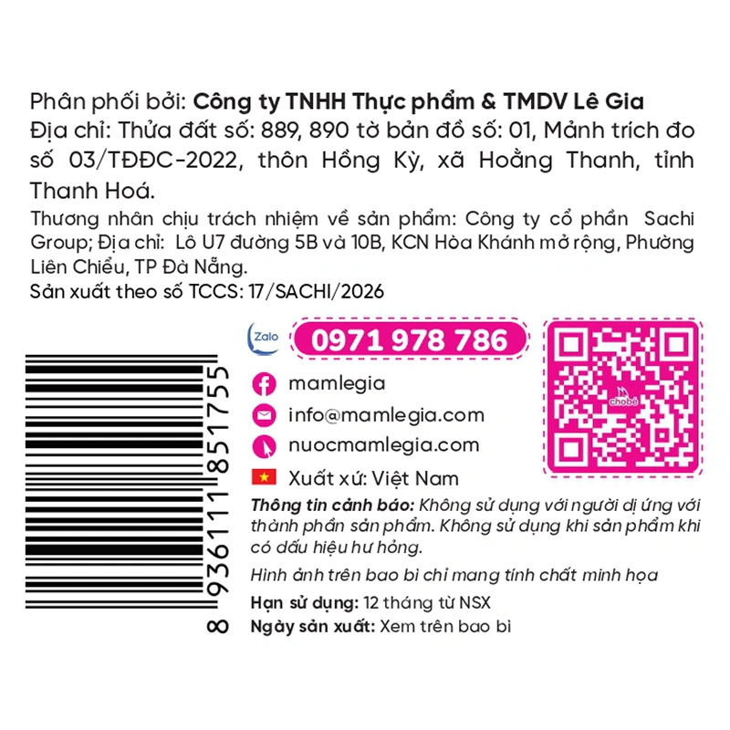 Lê Gia bột nêm ăn dặm cho trẻ từ 6th