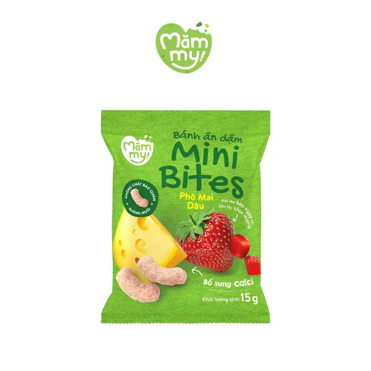 Mămmy bánh ăn dặm Mini Bite cho bé từ 6 tháng