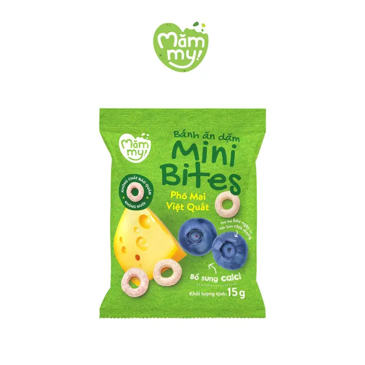 Mămmy bánh ăn dặm Mini Bite cho bé từ 6 tháng