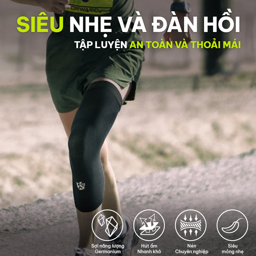 Bó gối dài Vital Salveo CJ-6206 mỏng nhẹ