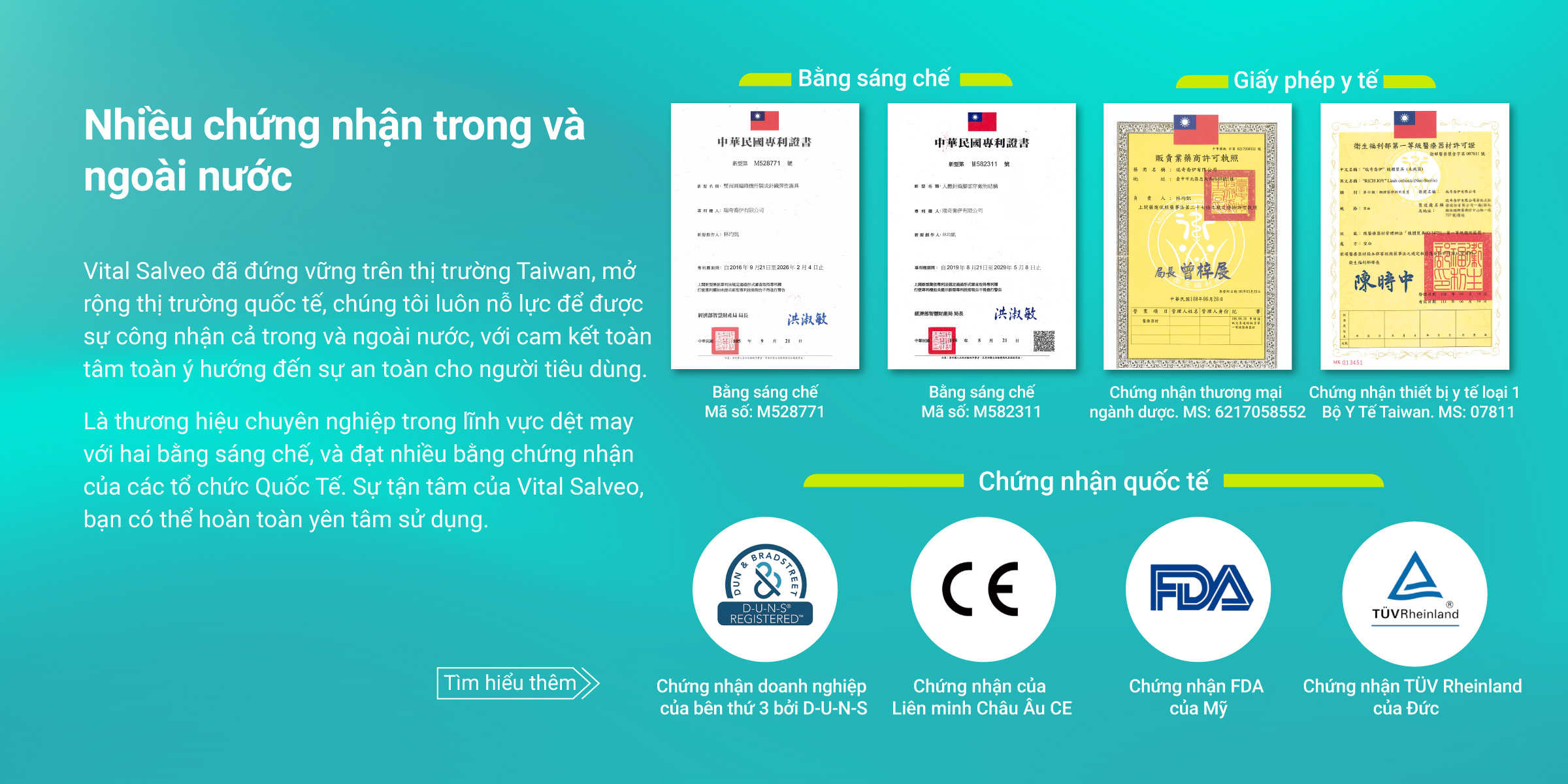 Công nghệ Vital Salveo