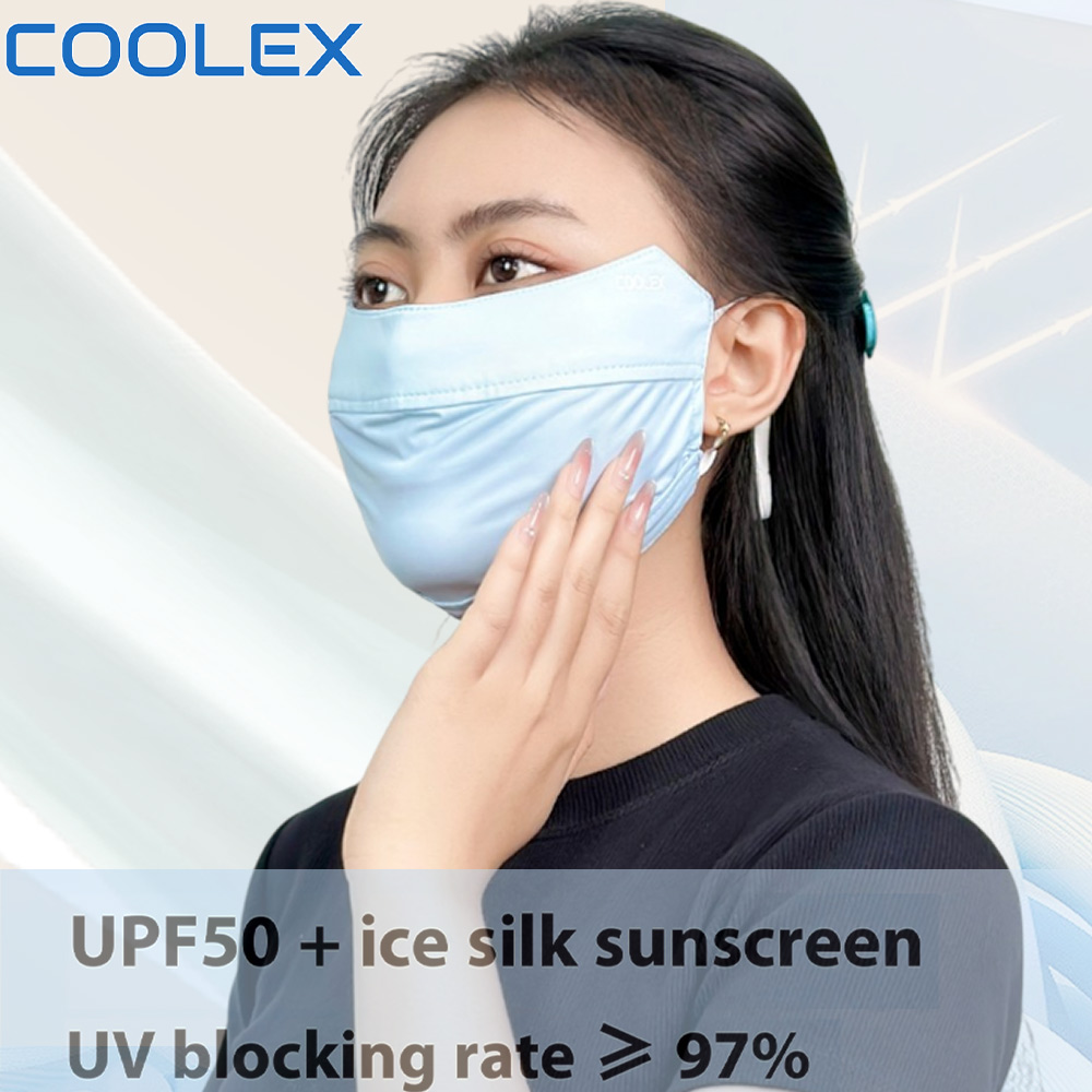 Khẩu trang chống UV Coolex UPF50+ CL24886 form rộng che chắn toàn diện