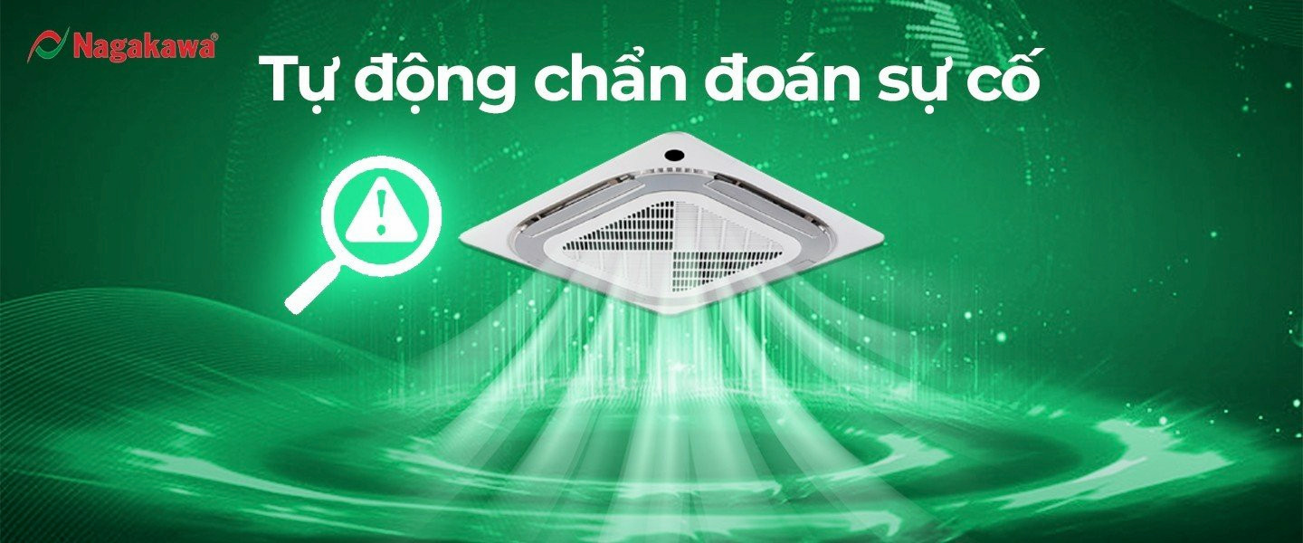 Khi xảy ra sự cố, điều hòa sẽ tự động phát hiện và tắt máy để bảo vệ hệ thống Khi xảy ra sự cố, điều hòa sẽ tự động phát hiện và tắt máy để bảo vệ hệ thống