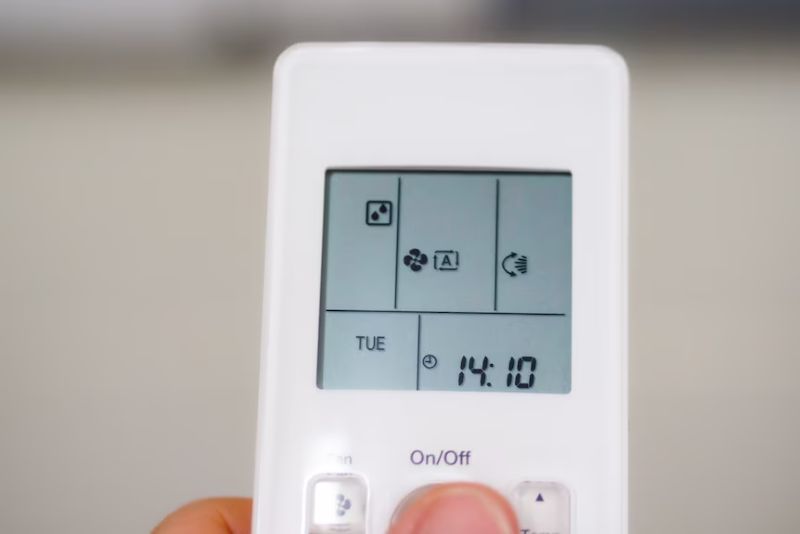 Biểu tượng bông tuyết trên remote thể hiện chế độ Cool (Làm mát)