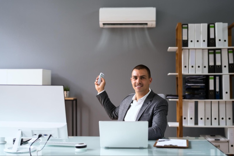 Văn phòng có không gian rộng nên chọn công suất trên 24000BTU