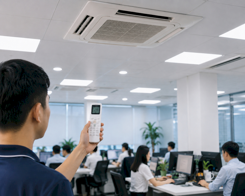 Remote có thể khiến điều hòa tự ngắt theo cài đặt