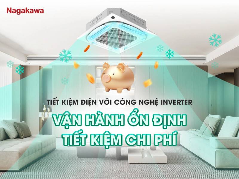 Điều hòa NIT-A55R2U54 phù hợp không gian lớn trên 60m²
