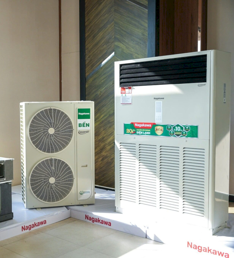 Cục nóng điều hòa cây thường nặng và cồng kềnh hơn