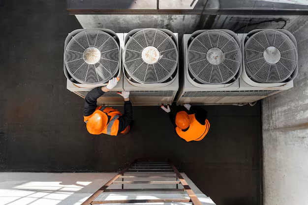 Bước vệ sinh dàn nóng điều hòa nối ống gió