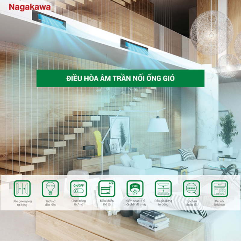Điểm đặc biệt của điều hòa âm trần nối ống gió