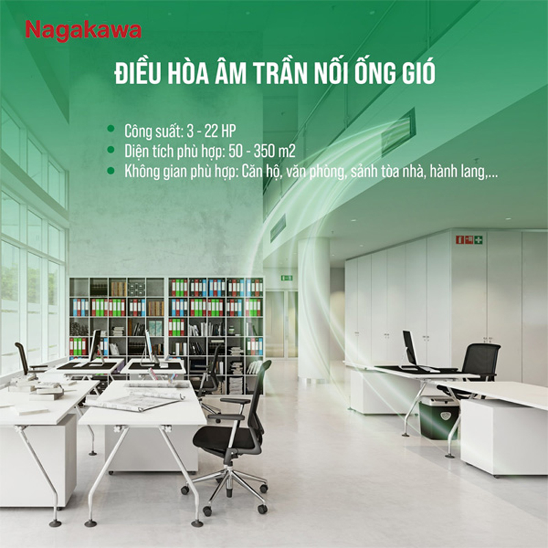 Điều hòa âm trần nối ống gió là giải pháp làm mát tối ưu