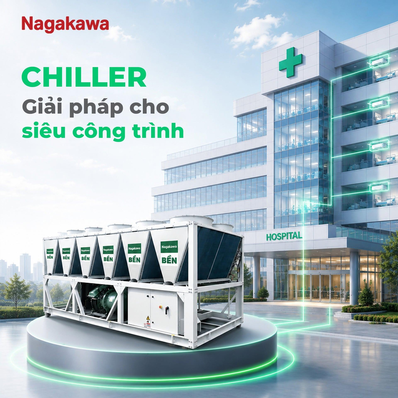 Điều hòa Chiller là giải pháp cho siêu công trình