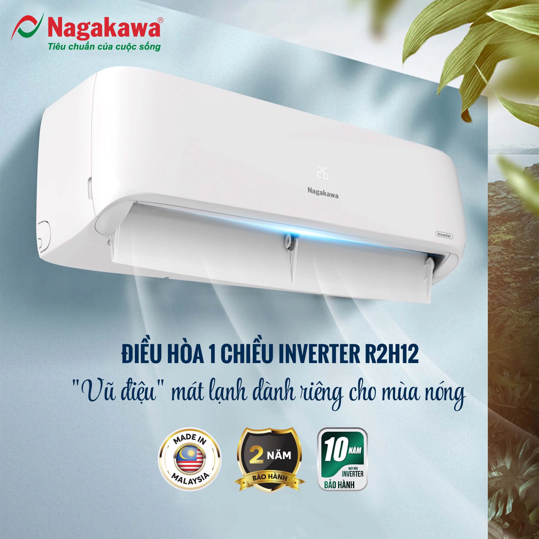 Điều hòa inverter có nguyên lý hoạt động giống với điều hòa thường nhưng được cải tiến thêm về hiệu năng rất nhiều