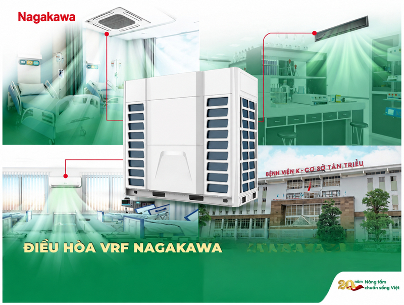 Điều hòa VRF có mức công suất lớn nên tổng điện năng tiêu thụ cao hơn các dòng điều hòa thông thường.