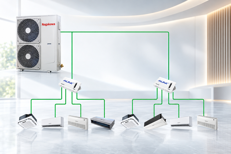 Điện năng tiêu thụ điện của điều hoà VRF phụ thuộc vào công suất và thời gian sử dụng