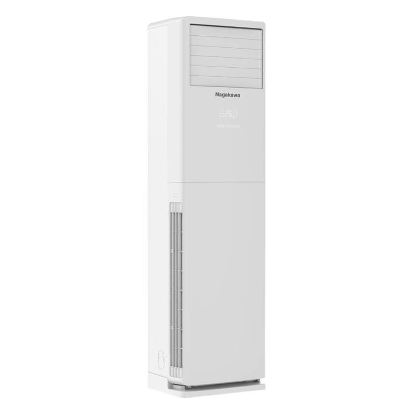 Chức năng sưởi ấm và làm lạnh trên điều hòa tủ đứng 2 chiều Nagakawa NP-A28R1K58 mang lại sự tiện nghi cho người dùng.