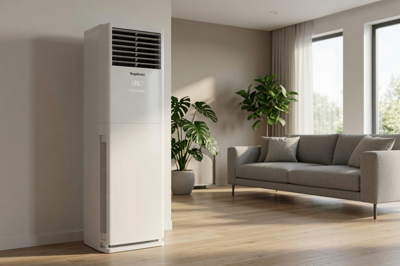 Điều hòa tủ đứng thương mại 1 chiều Nagakawa NP-C28R1K58