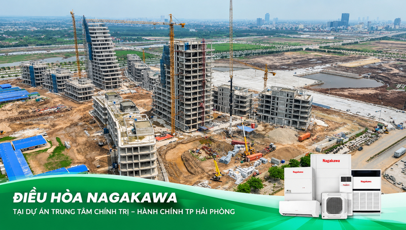 Công trình Nagakawa tại Trung tâm Chính trị - Hành chính thành phố Hải Phòng