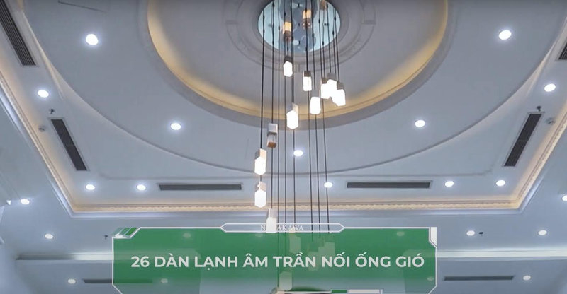 Dự án tại khách sạn Hải Dương với 26 dàn lạnh âm trần nối ống gió