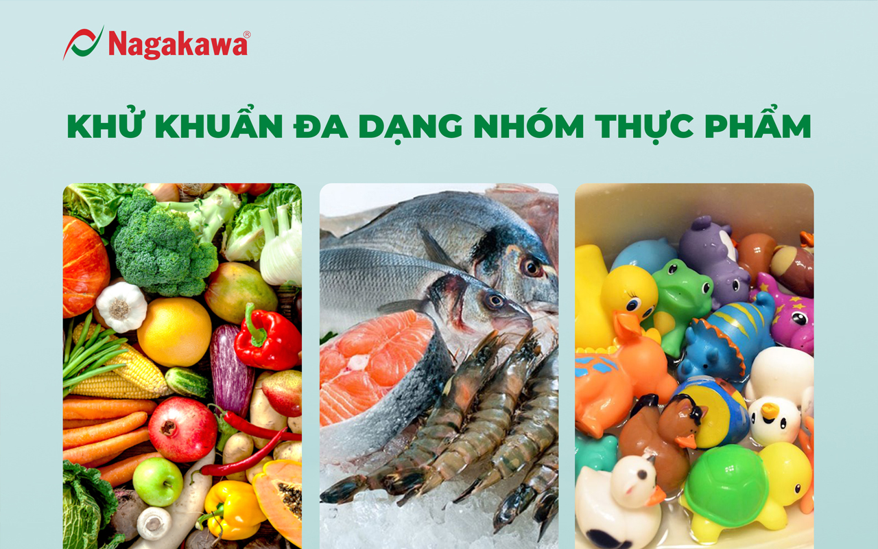 Công nghệ thông minh khử khuẩn đa dạng thực phẩm, bảo vệ sức khỏe và da tay khỏi những hóa chất độc hại 