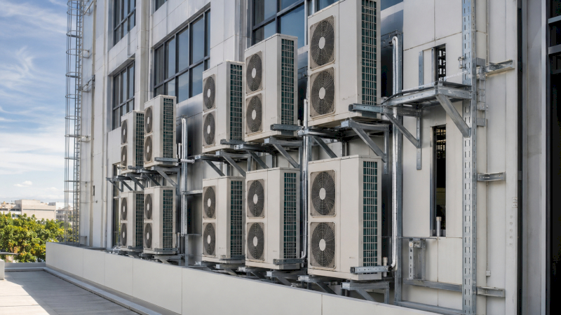 Cục nóng xếp tầng cần chừa khoảng thoát nhiệt