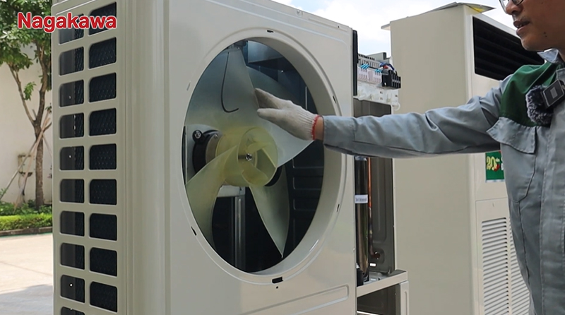 Kiểm tra hoạt động của motor quạt dàn nóng