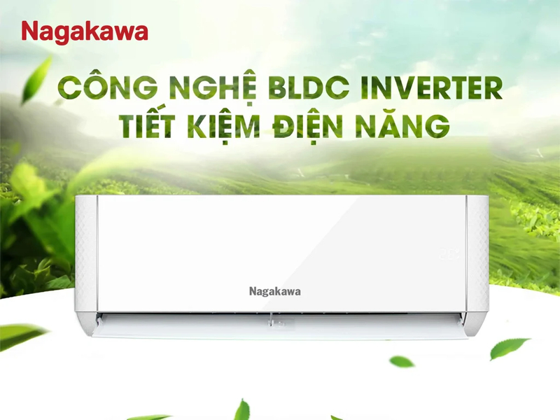 Nagakawa NIS-C09R2U51 tối ưu luồng gió, sạch máy, tiết kiệm điện