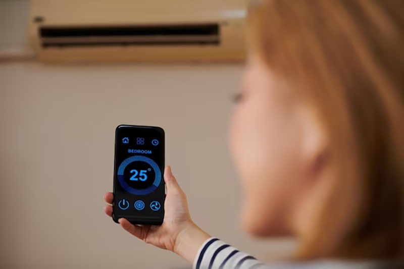 Nhiệt độ lý tưởng khi bật chế độ nóng điều hòa là 22-25 độ C